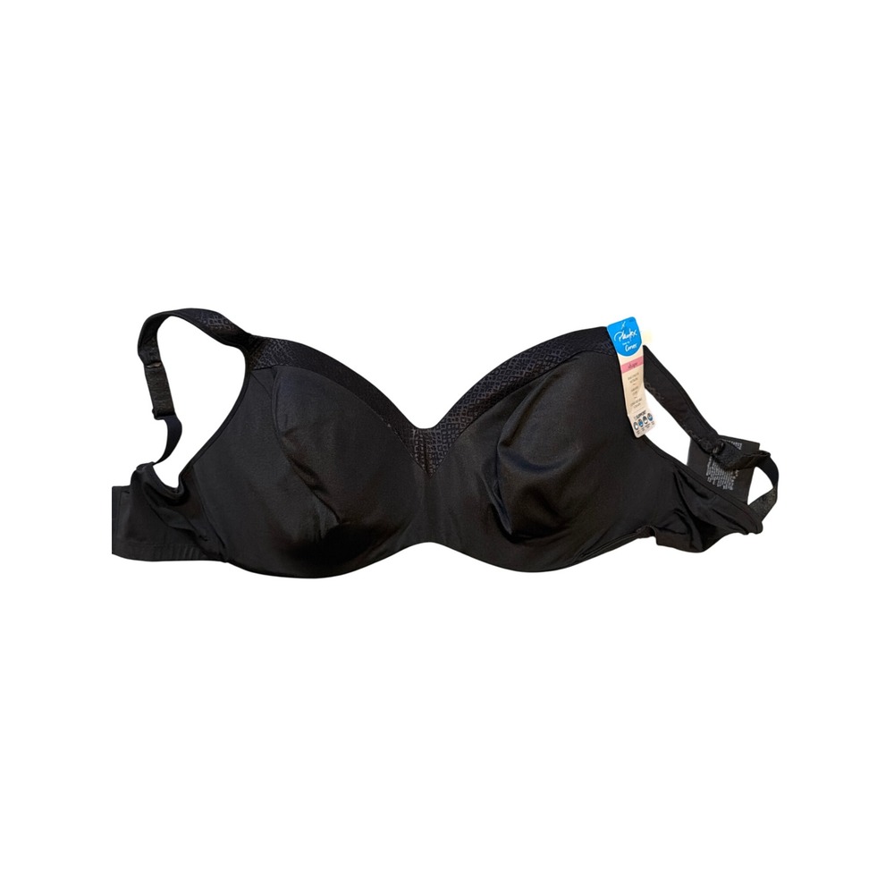 Playtex Love My Curves Balconette Bra Black Smooth Cup 4823 38G